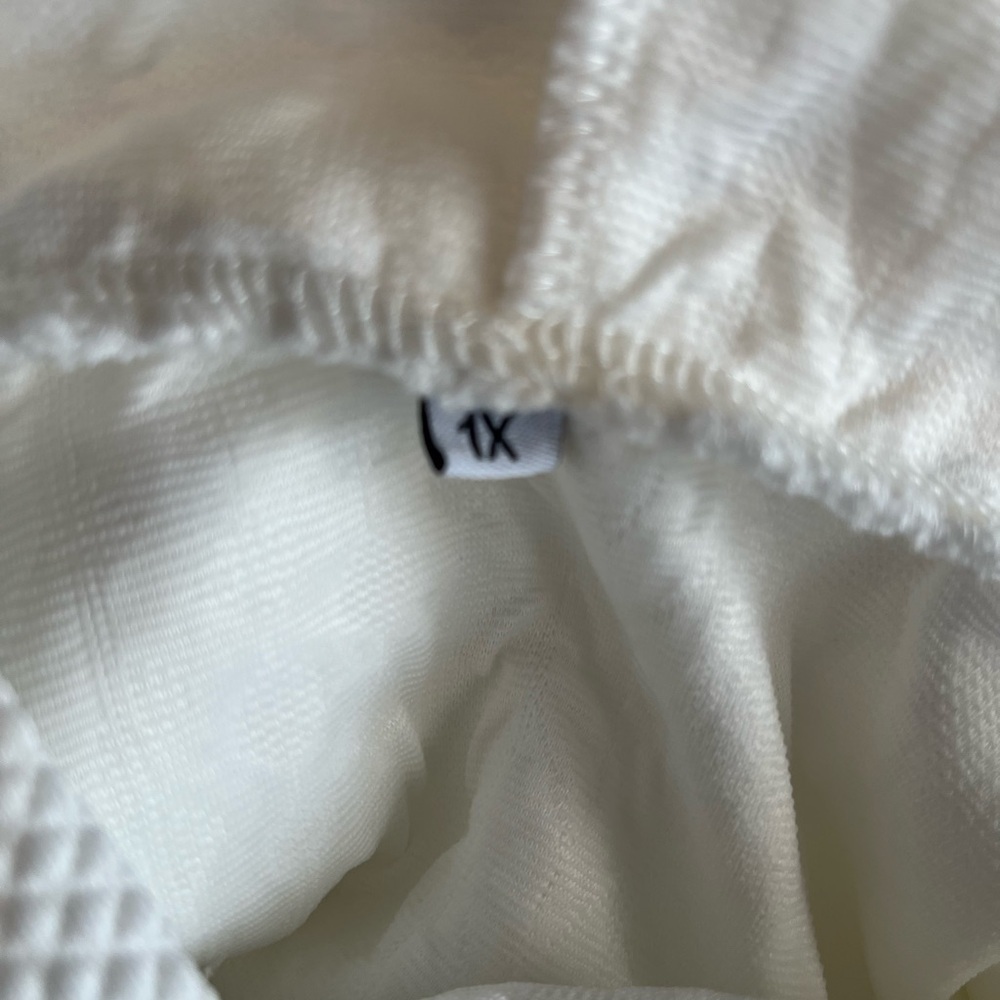 Textured White Hoodie - Picture 2 of 9